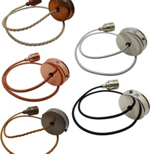 Ceiling Rose/Pendant Set