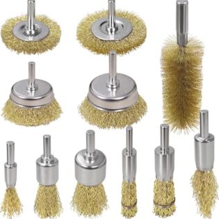 Wire Brush Gold Cup